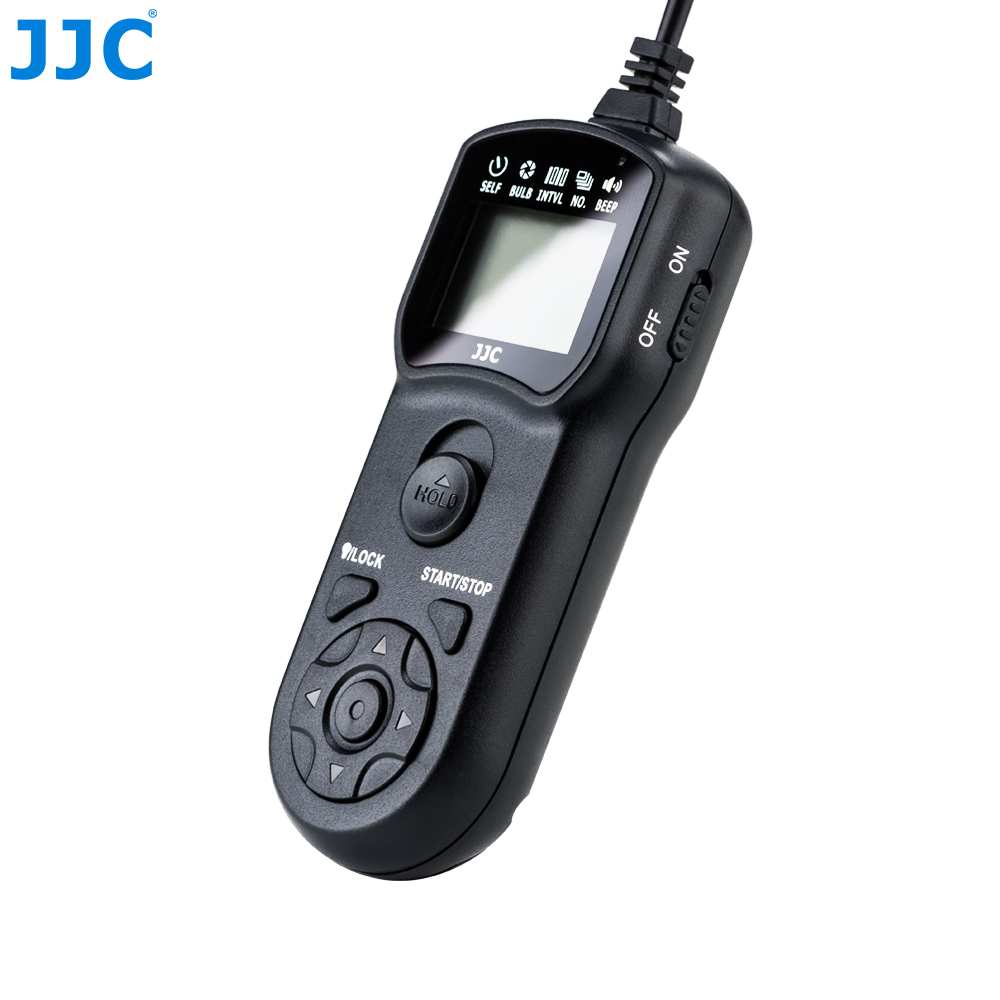 JJC TM-A Wire Multi-Function LCD Timer Remote Control for Canon EOS 5DS R  5DS 1DC 6D 1DX 1D 7D 50D 5D Mark II III IV 1D Mark II N III 30D 20D 20Da  10D