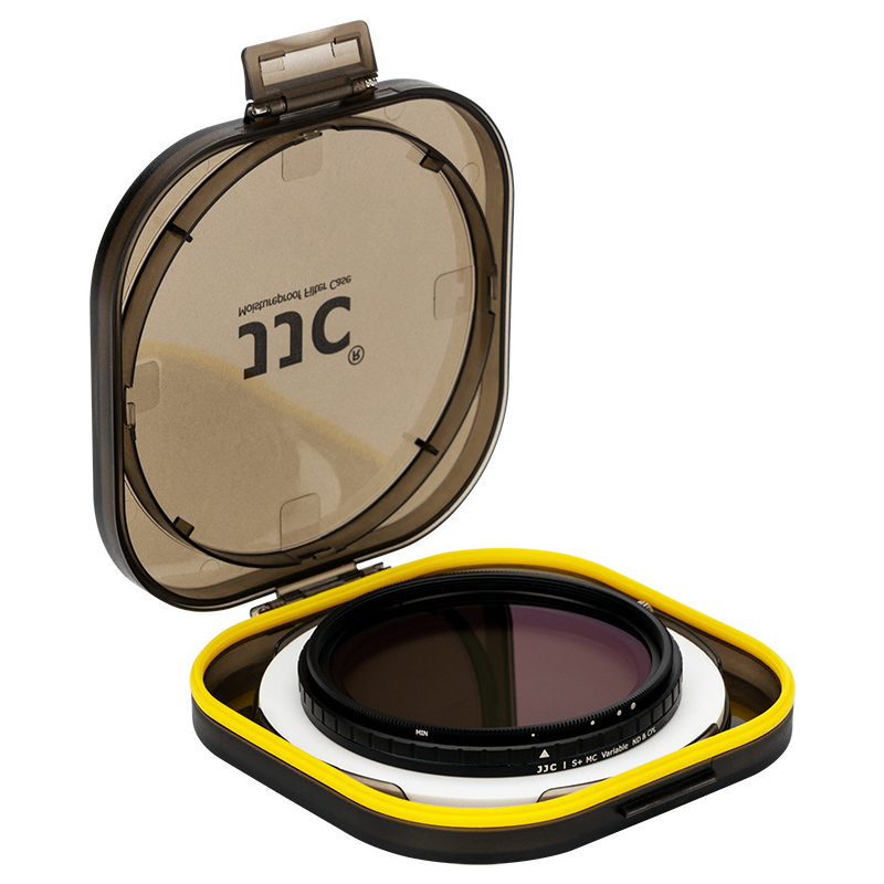 JJC Filtro ND variable 2 en 1 de 2.835 in y filtro polarizador CPL, 5  paradas rígidas ND2-ND32 de densidad neutra ajustable, incluyendo funda de