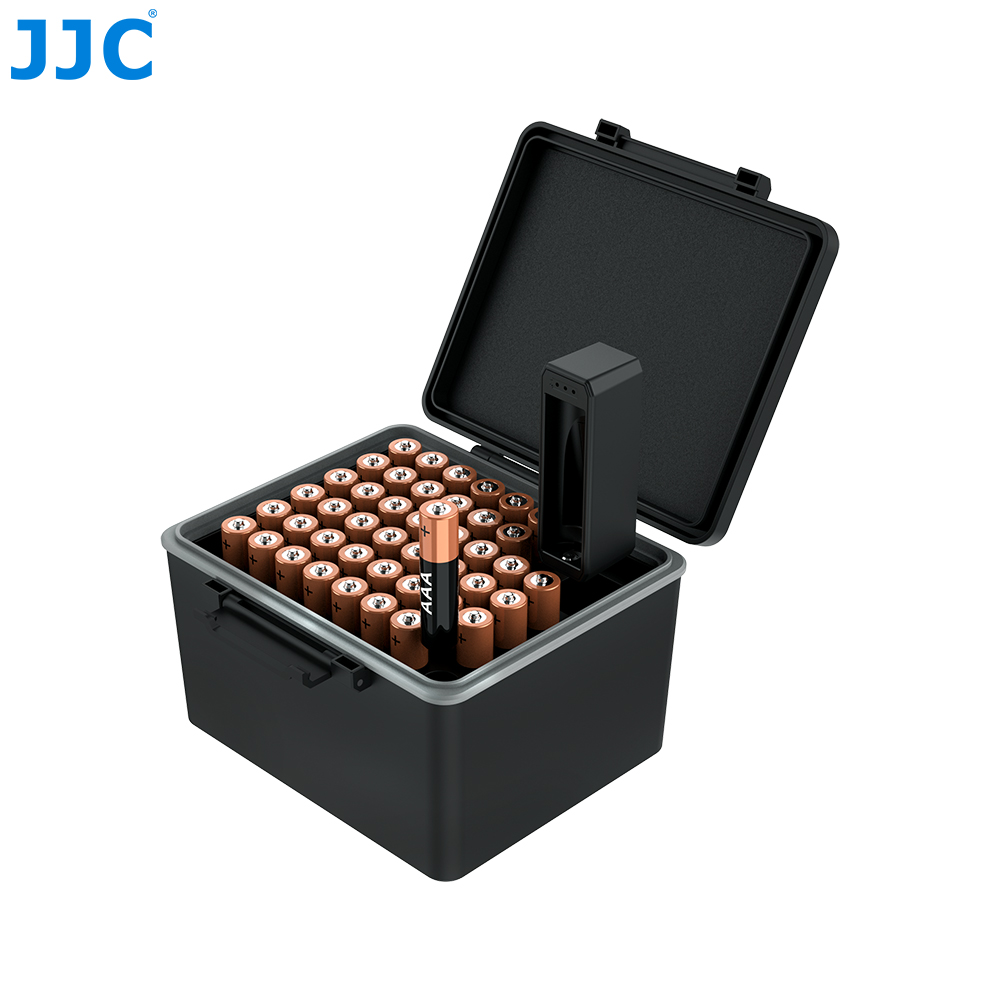 JJC Boîte de rangement en plastique rigide pour piles 18650 : :  High-Tech